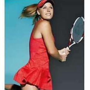 Adidas X Stella McCartney orange red tennis dress, size large